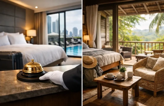 Hotel atau Homestay Comparison di Malaysia